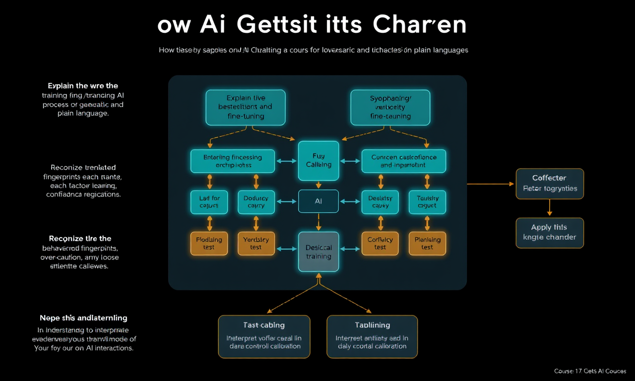 How AI Gets Its Character — diagram