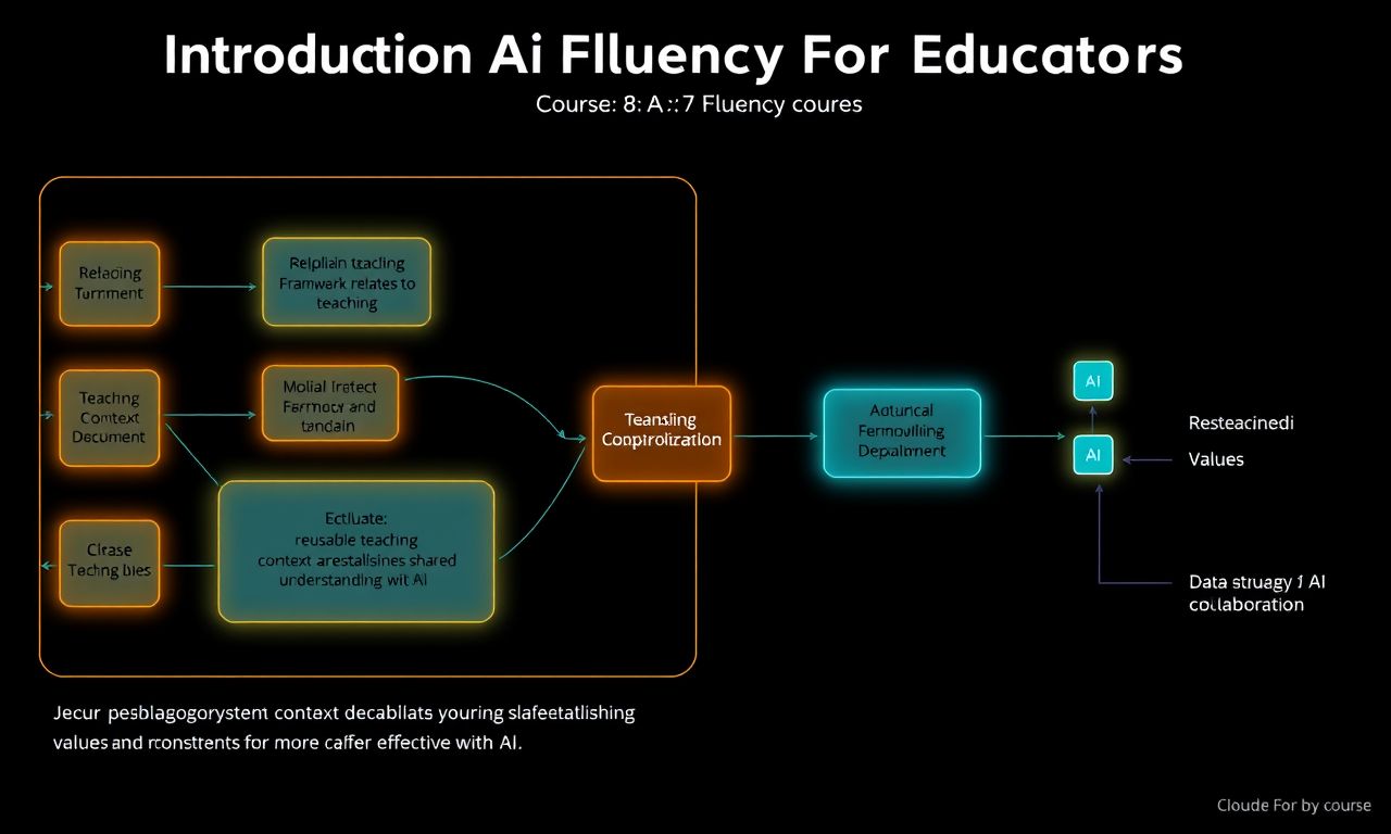Introduction To AI Fluency For Educators — diagram