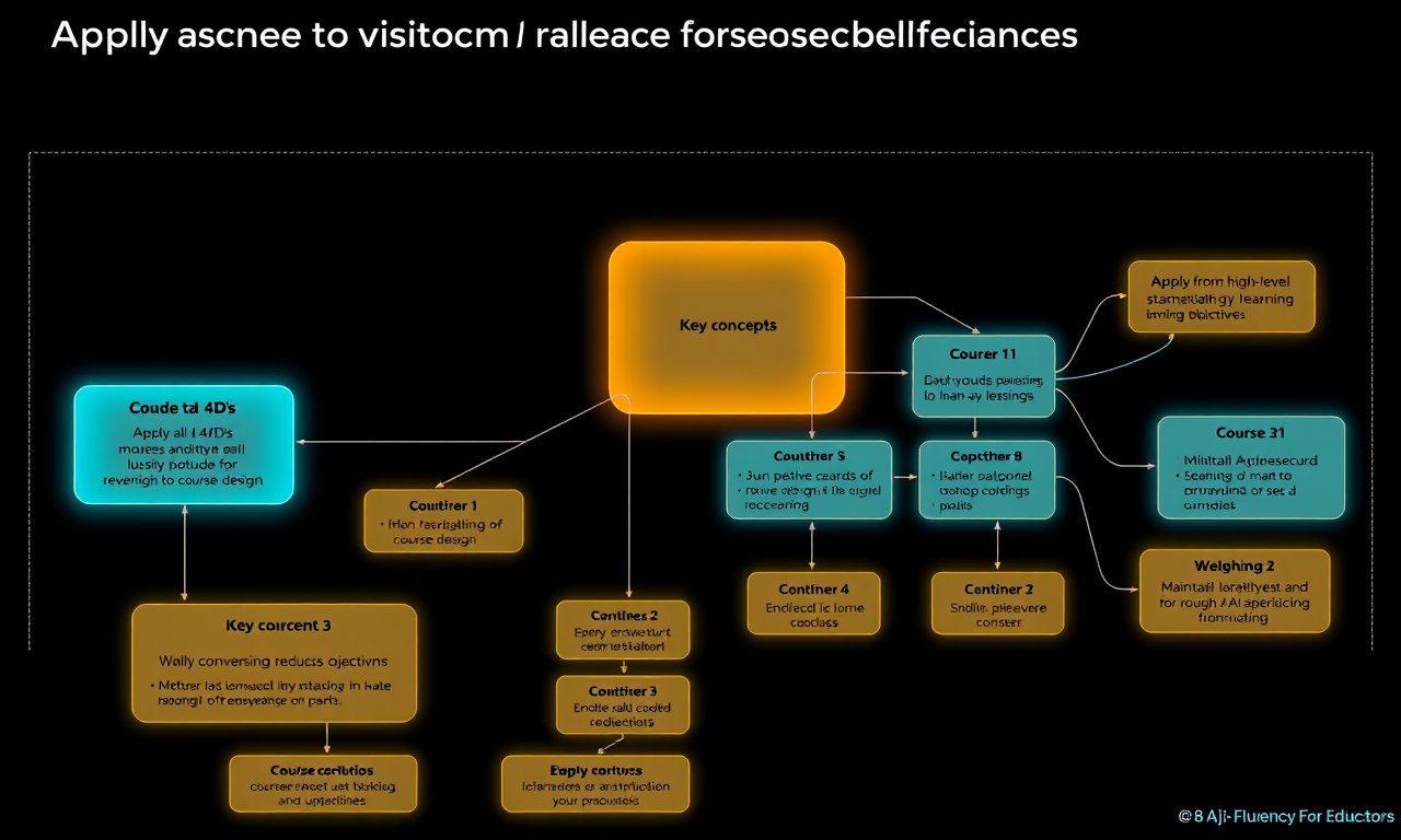 Applying AI Fluency To Course Design And Learning Outcomes — diagram