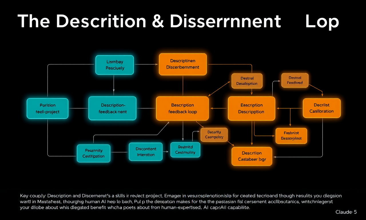 The Description Discernment Loop — diagram