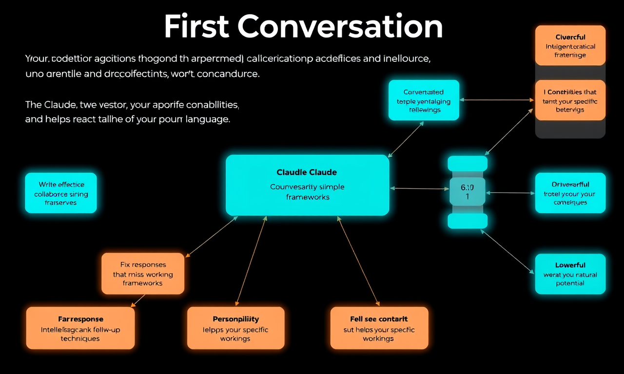 Your first conversation with Claude — diagram