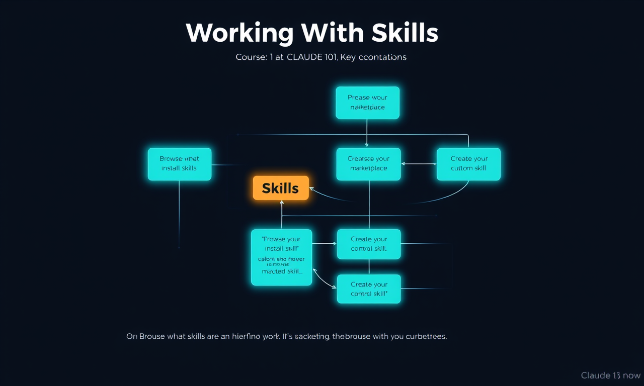 Working with skills — diagram