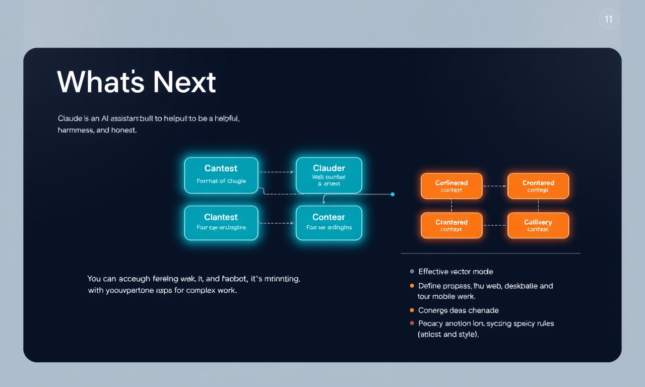 What's next? — diagram