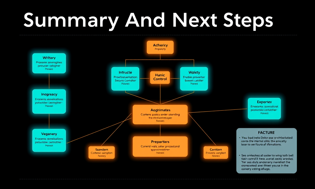 Summary And Next Steps — diagram