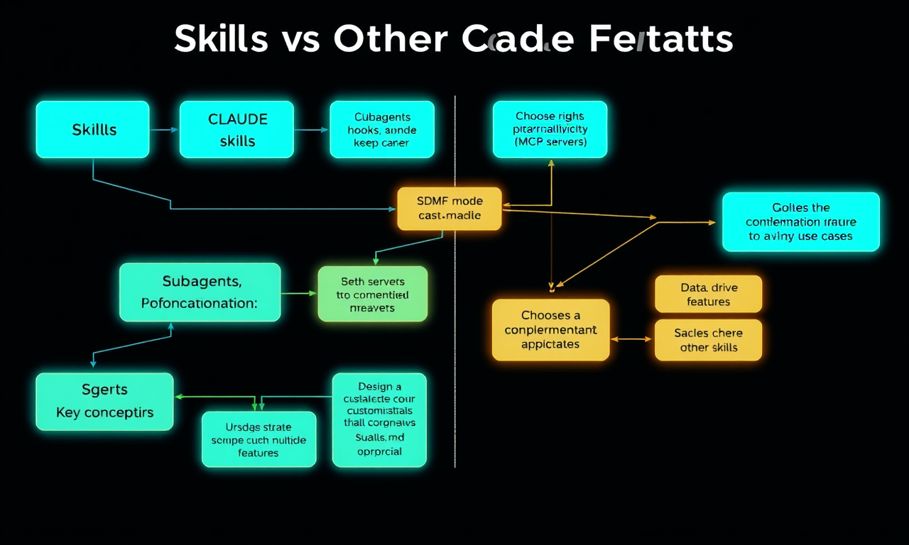 Skills Vs Other Claude Code Features — diagram