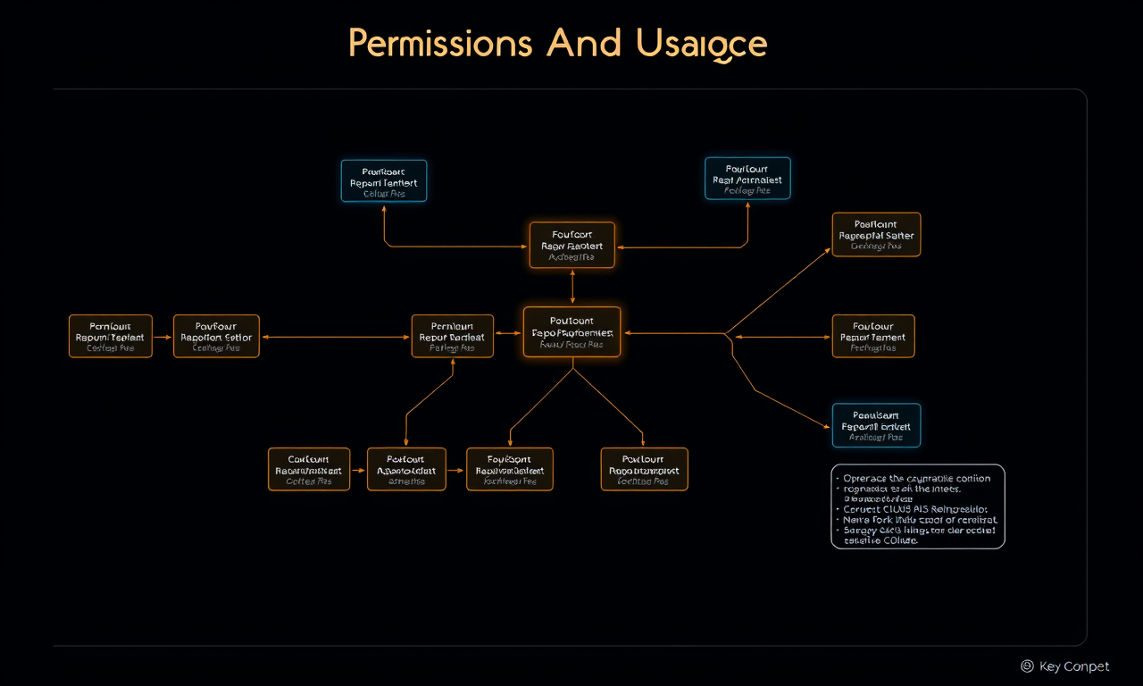 Permissions, usage, & choosing your model — diagram