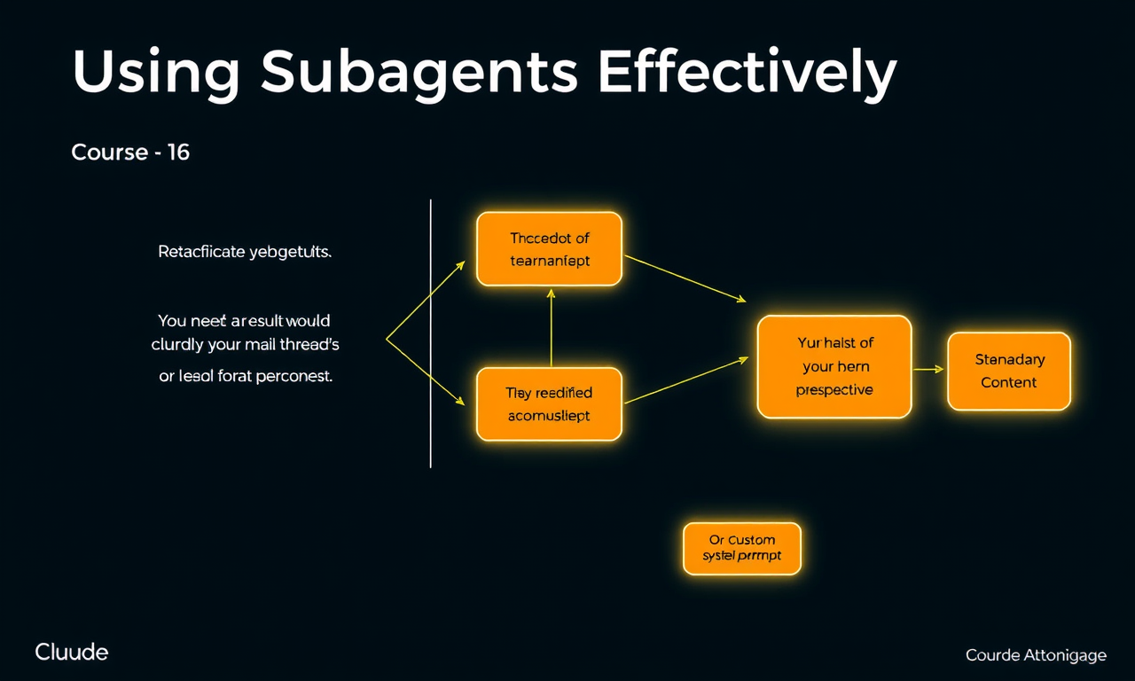 Using Subagents Effectively — diagram