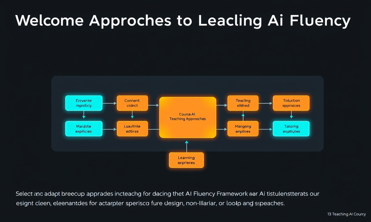 Welcome Approaches To Teaching AI Fluency — diagram