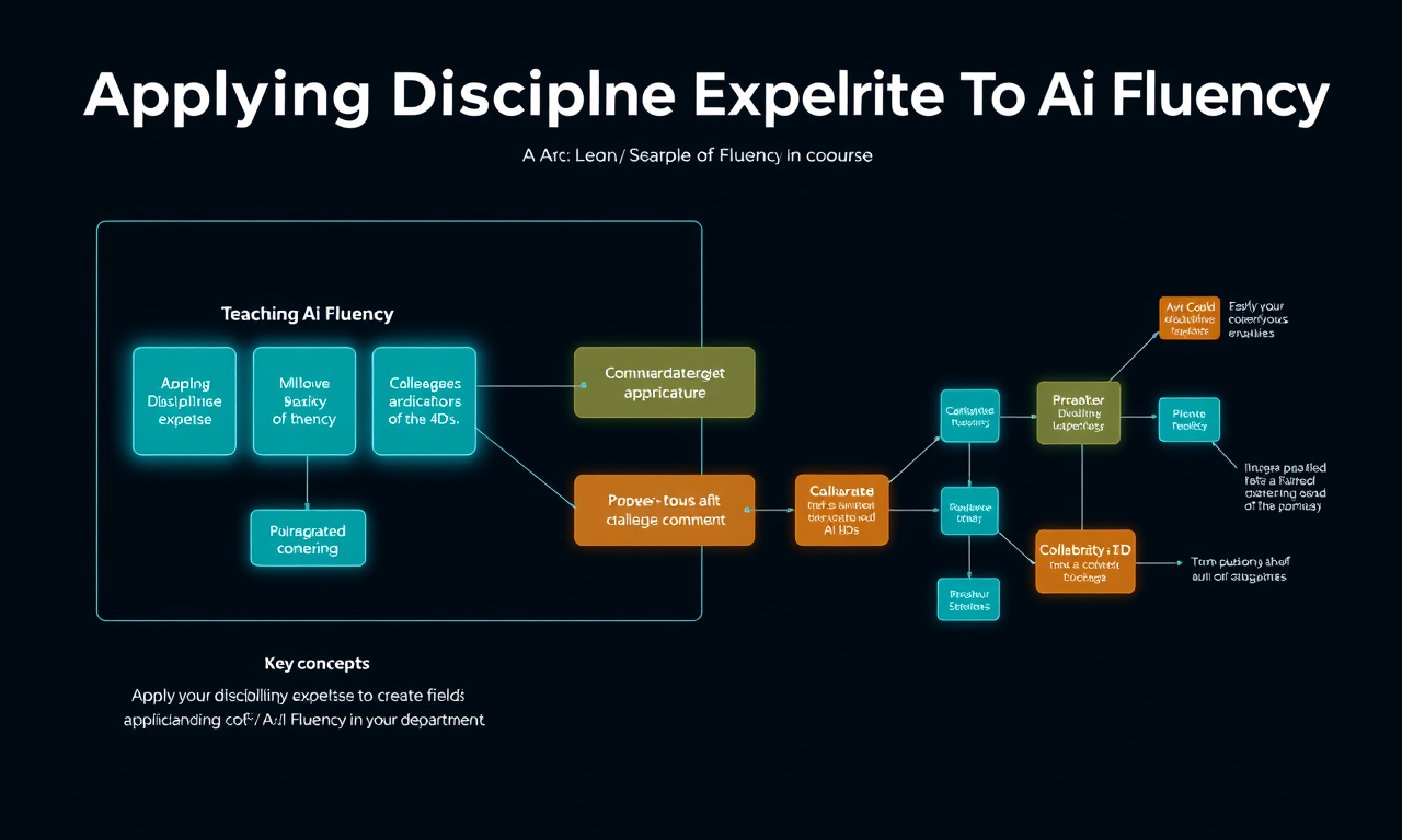Applying Discipline Expertise To AI Fluency — diagram